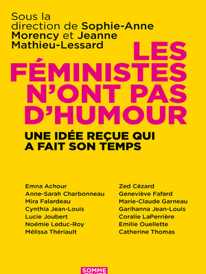 cover image of Les féministes n'ont pas d'humour